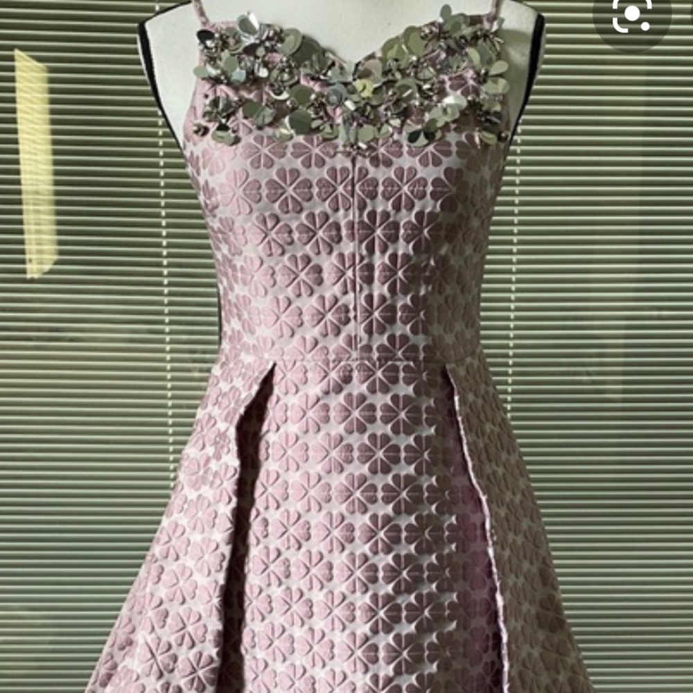 Kate Spade Luxurious Purple floral mini dress